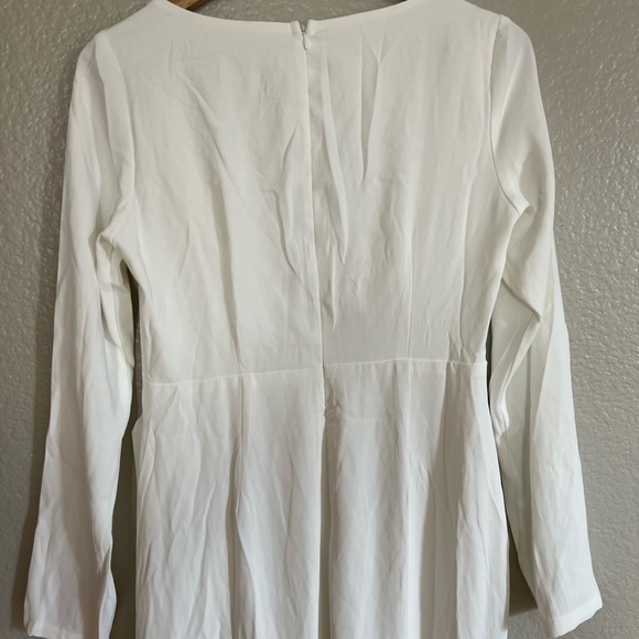 Romance for the Ages White Long Sleeve Maxi Dress - Picture 7 of 10